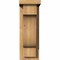 Ekena Millwork Newport Smooth Corbel w/Backplate, Western Red Cedar, 5 1/2"W x 8"D x 16"H COR06X08X16NEW01SWR - alternate 3